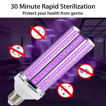 KOS E27 LED 60 W UV proti klicam UVC Ultravijolično Koruza Žarnico za Dezinfekcijo Sterilizator Led Luči Dom Čist Zrak Ubiti Pršic