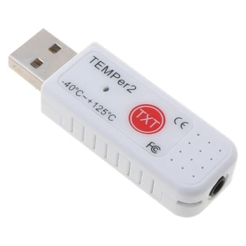 PC TEMPER2 Senzor USB Termometer, Higrometer Temperatura Zapisovalnik Podatkov Diktafon R9JF