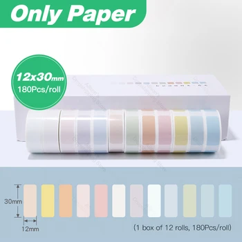 Mini tiskalnik za Etikete papirne Etikete Nepremočljiva Anti-Olje Princ Oznako Pure Barve Odporen na Praske Etikete, Nalepke, Papir D11