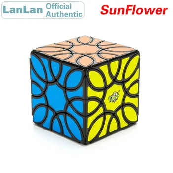 LanLan Sončnično Magic Cube Nezakonitih Venčni Strokovno Neo Hitrost Puzzle Antistress Izobraževalne Igrače Za Otroke