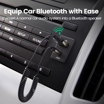 Razhroščevalne simbole za Bluetooth Sprejemnik 5.0 Adapter 3,5 mm Jack za Slušalke Brezžični vmesnik za prostoročno telefoniranje Bluetooth Oddajnik za Avto AUX Avdio