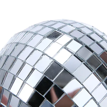 1pc Disco Ogledalo Žogo 10 cm DJ Svetlobe Ples Stranka Fazi Dekor Razsvetljavo Fazi Stranka Svetlobnih učinkov, Bleščice Žogo