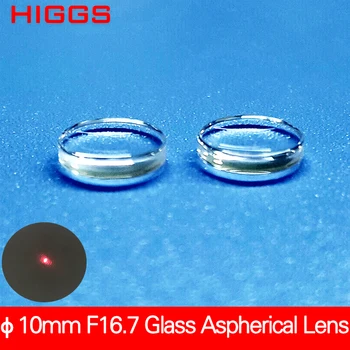 Visoka kakovost Premera 10 mm poudarek dolžina 16.7 mm majhna velikost Stekla asferični laser, ki se osredotočajo objektiv Optični collimating objektiv AR, prevlečeni