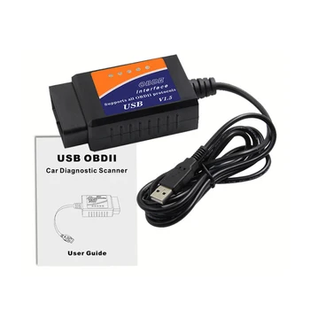 OBDII USB Skener za Več blagovnih znamk, CAN-BUS kot enako kot ELM327 USB