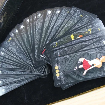 Mini Ljubezen Tarot Klasičnih Vedeževanje Poker Kartic Creative družabne Igre Kitajski/English Edition za Astrolog
