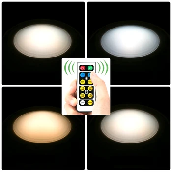 Vroče Brezžični Zatemniti Touch Senzor LED Pod Kuhinjske Omare, luči, LED Plošček Luči Za bližnje Omare, Stopnice, Hodnik Nočna lučka
