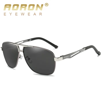 AORON Mens Polarizirana sončna Očala Moških Očala blagovne Znamke, Oblikovanje Aluminija, Magnezija Okvir UV400 sončna Očala