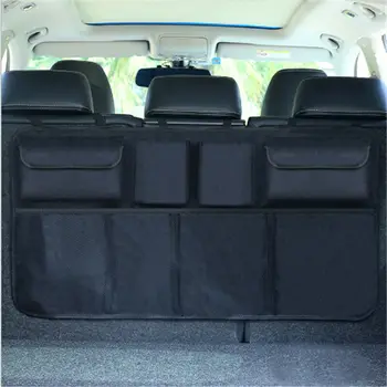 Prtljažniku avtomobila Organizator Nastavljiv Backseat Vrečko za Shranjevanje Neto Visoka Zmogljivost Multi-uporabo Oxford Avtomobilski Sedež Nazaj Organizatorji Univerzalni
