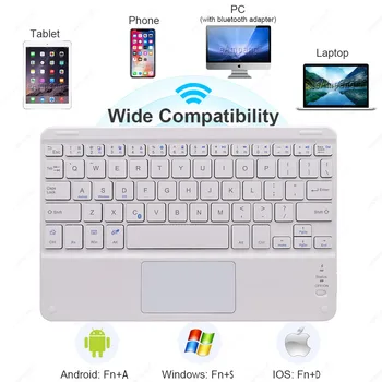 Za Samsung Galaxy Tab S6 Lite 10.4 SM-P610 SM-P615 Primeru s Sledilno Tipkovnico Snemljiv Bluetooth Pu Usnja Kritje Lupini