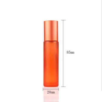 8 Barv Lip Gloss Eterično Olje, Stekleničke Parfuma Roller Ball Debelo Steklo Roll Na Vzdržljiv Za Potovanja Kozmetični Posodo