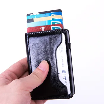 2020 Nov Slog RFID aluminij zlitine kartico primeru samodejno pop-up imetnika kartice kreditne kartice kovinski poslovne kartice denarnice Za Moške