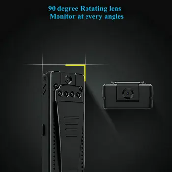 A12Z Mini Kamere, Micro DV 1080P Reprodukcijo Zvoka, Pero Nazaj Posnetek, Video Posnetek Telo Fotoaparat Brez WiFi