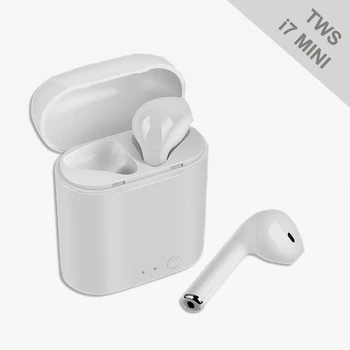 TWS i7 Mini Bluetooth Slušalke v Uho Brezžični Čepkov Z Mic Športne slušalke