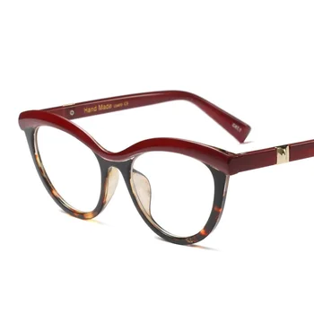 Novi Retro Ultralahkih Obravnavi Očala 2020 Moške In Ženske, Modni Ravno Ogledalo Nevtralno Smolo Očala Literarni Očal Okvir UV400