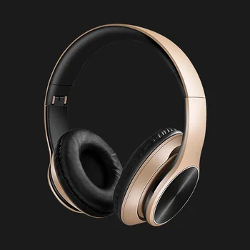 Stereo Hi-Fi Brezžične Slušalke Akumulatorske Brezžične Slušalke Bluetooth Nad Uho Slušalke Zložljive Slušalke z Mikrofonom