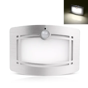 Senzor gibanja Vključena LED Wall Rov Baterija Upravlja Brezžični Noč Luči Samodejni Vklop/Izklop Za Hodniku Poti Stopnišče Steno