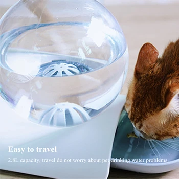 NOVA Mehurček Samodejno Pet Vodnjak Mačka Steklenico Vode Pasje Sklede za hrano za hišne živali posodo interaktivni hranjenje Razpršilnik Vode