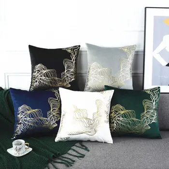 Avigers Luksuzni Modro Zeleno zapnite Dekorativni Vzglavnik Primerih Vrgel Pillowcases 45 X 45 Blazine za Kavč Spalnica