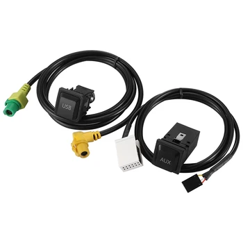 Onever RNS315 RCD510 Avto, USB, AUX Vhoda Kabel Adapter Kit za VW Passat B6 B7 CC Touran Magotan L POLO