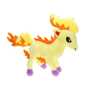 Eevee Anime Slika Samorog Konj Ponyta Plišastih Lutka Nagačene Živali Ogenj Elf Otroci Igrače 30 CM