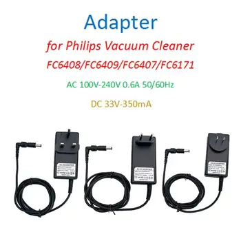 Napajalni Adapter za Polnilnik Za Philips sesalnik Fc6408/6409 Fc6407/6171 Za 0,6 A 33V-350Ma Plug G8TC
