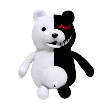 Dangan Ronpa Super Danganronpa 2 Monokuma Black & White Bear Plišastih Igrač 25 cm Mehko Polnjene Živali, Lutke Otrok Darilo Okraski