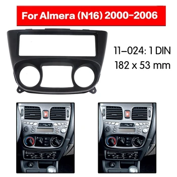 Avto Radio Fascias za Nissan Almera N16 2000-2006 1 Din DVD Stereo Plošča nadzorno ploščo Uspela Namestitev Okvirja