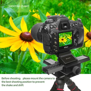 USTRELIL 4 Način Makro, ki se Osredotočajo Železniškega Drsnik za Canon, Sony, Nikon Pentax Blizu, Streljanje Glavo Stojala z 1/4 Vijak za DSLR Fotoaparat