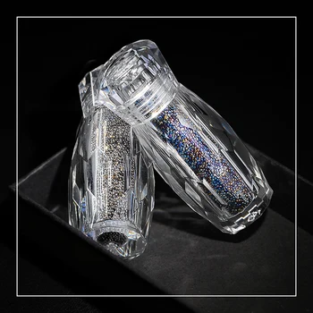 1 Steklenica 3D Mini Kaviar Kroglice Kristalno Majhnih Okrasnih Steklenih Mikro Osnovo Za Nohte DIY Pisane Bleščice Nail Art Odlikovanja