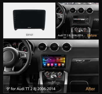 K7, ki Prihajajo 1280*720 Ownice Android 10.0 2din avtoradio za Audi TT 2 8J 2006 - Avto Auto Audio Video Sistem, Enoto GPS 8 Core
