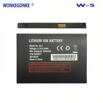 WONKEGONKE W-5 Baterije W5 Za Netgear Sierra Aircard 770S 771S 790S 782S Brezžični Usmerjevalnik 2500mAh 3,7 V dc Baterij Bateria