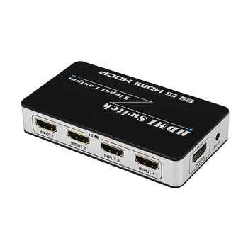 HDMI Switch 4k HDMI Preklopnik 5-Vrat, 5x1 Stikalo Distributer 3D Vizualni Učinek z Daljinskim upravljalnikom in izmenični tok