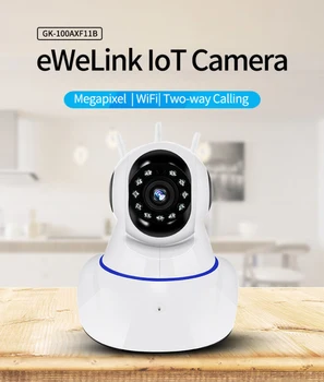 EWeLink Smart IS Kamera 720P Enega Milijona Slikovnih pik, dvosmerni Audio Interkom APP Nadzor Z Noč Podpira TF Kartice