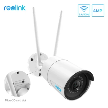 Reolink 4MP Dvojno WiFi 2.4 G/5 G Nadzor na Prostem Kamera HD IP Kamera Brezžična Vremensko RLC-410W Varnostne Kamere 2560 x 1440