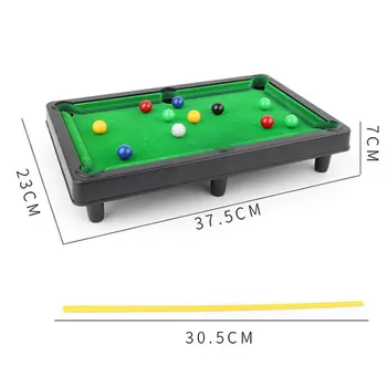 Tabletop Mini Snooker Tabeli Biljard Igra Igra Iztočnico Palico Kroglice V Zaprtih Prostorih Športne Igre Bitka Igra Igrače Za Otroke