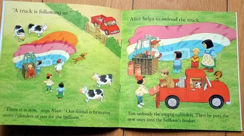 Naključno pošiljanje 10pcs/set 15x15cm Usborne Najboljših slikanic Otroke, Otroška Zgodba slavnega angleškega Farmyard Zgodbe Serije Kmetiji zgodba