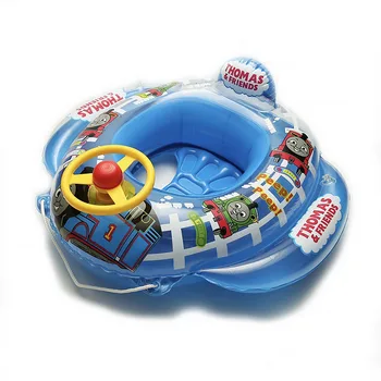 Napihljivi Otrok Float Sedež Čoln Baby Plavalni Obroč Avtomobilski Sedež Volan Vodni Šport Igrača Poletno Zabavo Plavati Bazen Dodatki