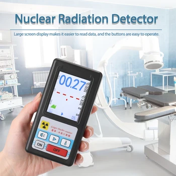 1PC Zaslon Geiger Števec za Jedrsko Sevanje Detektor Osebni Dozimeter Marmorja Detektorji Beta Gama X-ray Tester
