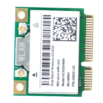 Mini PCI-E AX200 AX3000 Wi-Fi 6 Brezžični Adapter Dual Band Bluetooth 5.1 Kartico Wifi 802.11 AX 2.4 G/5 G Wlan Windows10