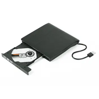 Majhen Prenosni Zunanji USB 3.0 CD/DVD +/-RW Pogon DVD/CD ROM Rewriter Gorilnika Visoko Hitrost Prenosa Podatkov Za Prenosni računalnik Namizni RAČUNALNIK