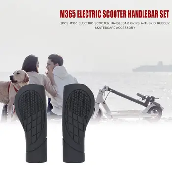 2pcs M365 Električni Skuter Krmilo Oprijem Fixed Gear Anti-Skid Gumijaste ročaje Skateboard Dodatki