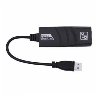 USB Ethernet Adapter Omrežno Kartico USB 3.0, da RJ45 Lan Gigabit Internet za Računalnik za Macbook Prenosni računalnik, Usb, Ethernet