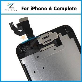 Zamenjava Za iPhone 6 6S Plus Zaslon LCD Zaključili Montažo LCD-Digitizer Zaslona na Dotik, S Kamero + Home Tipka + Darila