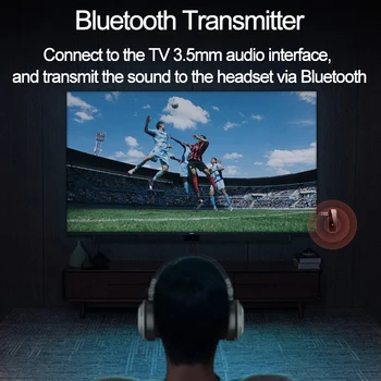 JINSERTA Bluetooth 5.0 Sprejemnik Oddajnik 3.5 mm AUX Hardsfree Audio Adapter za Avto Dom TV Slušalke