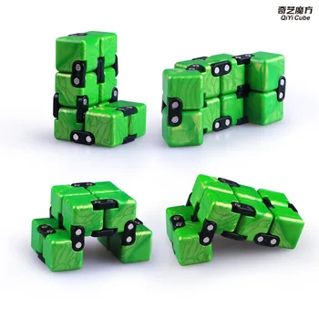 Oprostitev Stres Igrača QiYi Pisane Infinity Čarobno Neo Cube Bloki Prenosni Raztegnete Se Sprostite Igrače Za Otroke, Odrasle, Otroci Igrače