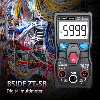 ZT-5B Digitalni Multimeter Brezžično Smart T-RMS Voltmeter Ampermeter Auto Obseg Inteligentni Optično branje True RMS Merjenje