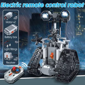 408pcs Ustvarjalno mesto daljinski nadzor robota gradniki Otrok intelektualni razvoj Električnih robot