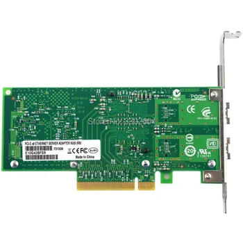 FANMI X520-SR2 10 G PCI Express x8 82599ES Čip Dual Port Ethernet Network Adapter E10G42BFSR,SFP, ki niso vključeni