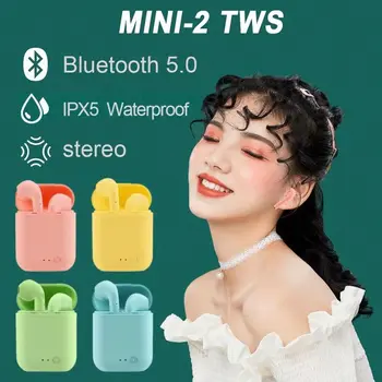 TWS mini-2 Brezžične Slušalke Bluetooth 5.0 Gaming Slušalke Slušalke Šport Čepkov za Prostoročno uporabo Za Android iOS Xiaomi Pametne telefone