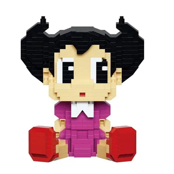 Astro Boy Anime Blokov, Risanka Dražbi Slika zidarske Opeke za Otroke, Igrače, Otroški Izobraževalni Lutka Brinquedos Luštna Dekleta Darila